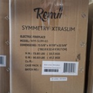 Elektrische sfeerhaard, Remii, WM-SLIM-65, Zwart, 2017